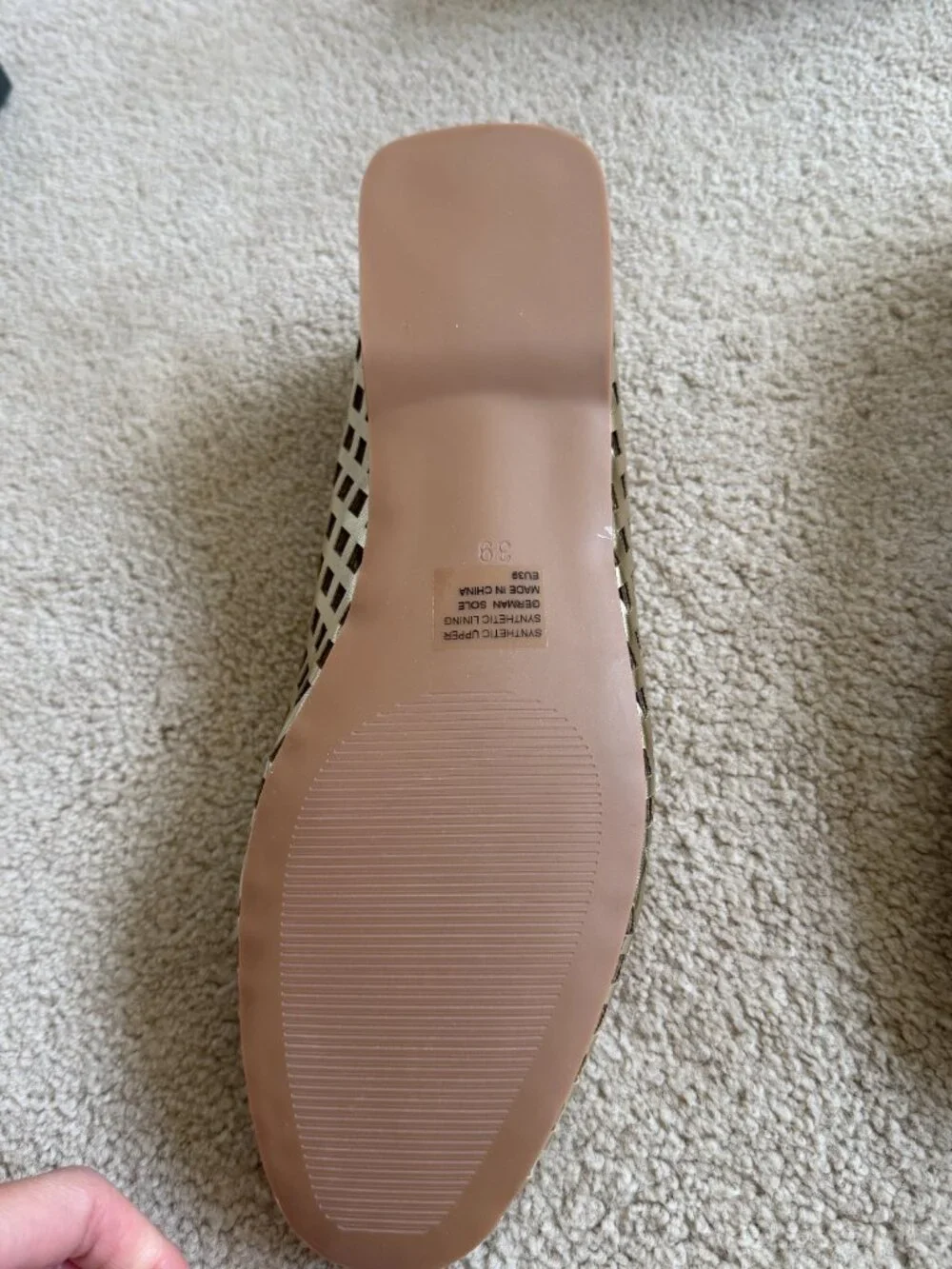Silent D Lainy Woven Flats - Gold!! Size 39
